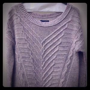 Cotton Candy Cable Knit American Eagle Sweater